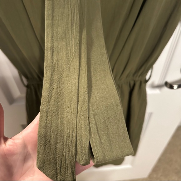 olive green romper - Picture 2 of 3